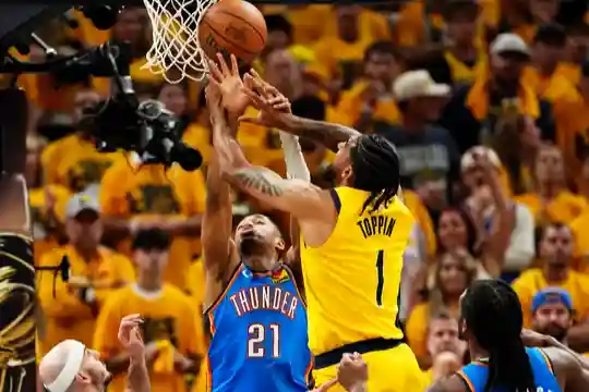 NBAファイナル第6戦サンダー対ペイサーズ